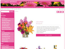 Tablet Screenshot of kingwoodflowermarket.com